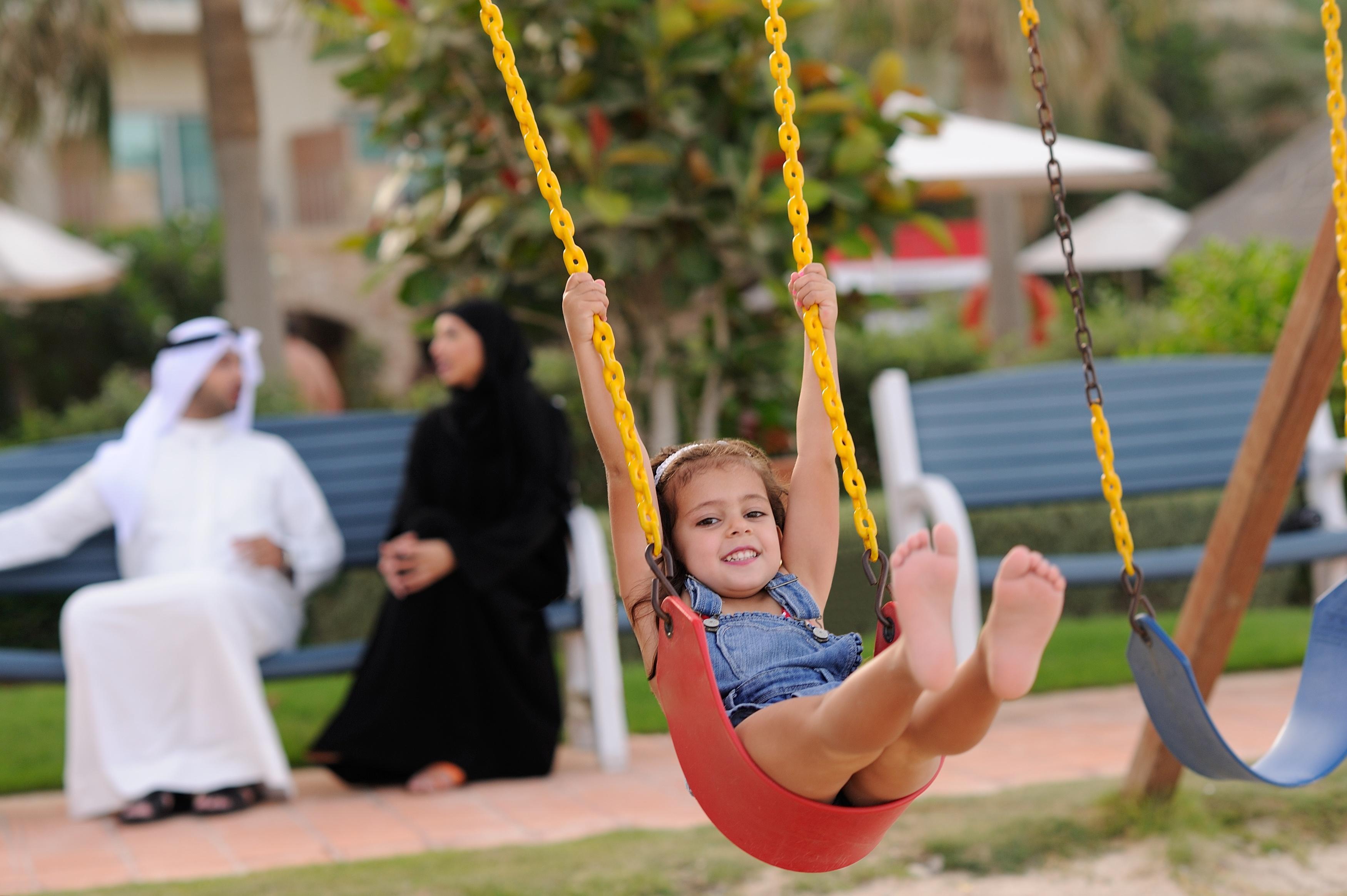 Moevenpick Hotel & Resort Al Bida'A Salmiya Экстерьер фото A child on a swing
